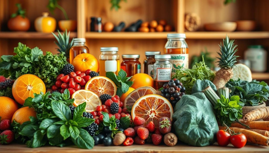 Продукты для укрепления иммунитета.