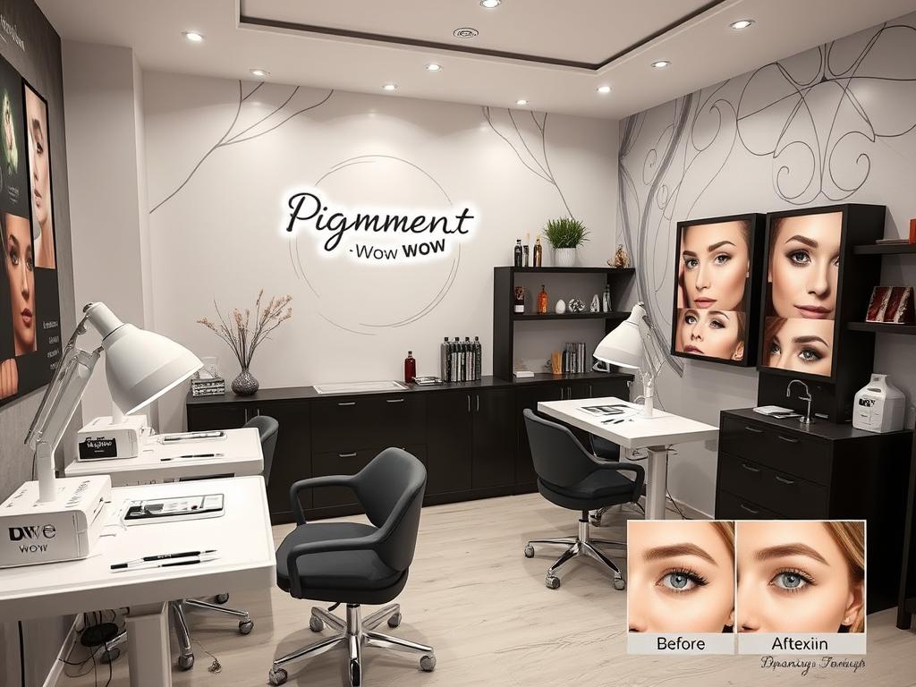 Салон краси Pigment Wow в Івано-Франківську - пудровий татуаж