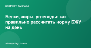 Белки, жиры, углеводы: как правильно рассчитать норму БЖУ на день