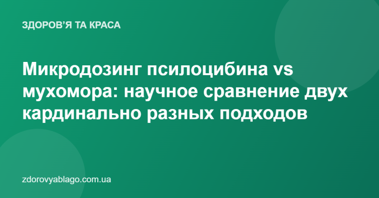 Микродозинг псилоцибина vs мухомора: научное сравнение двух кардинально разных подходов